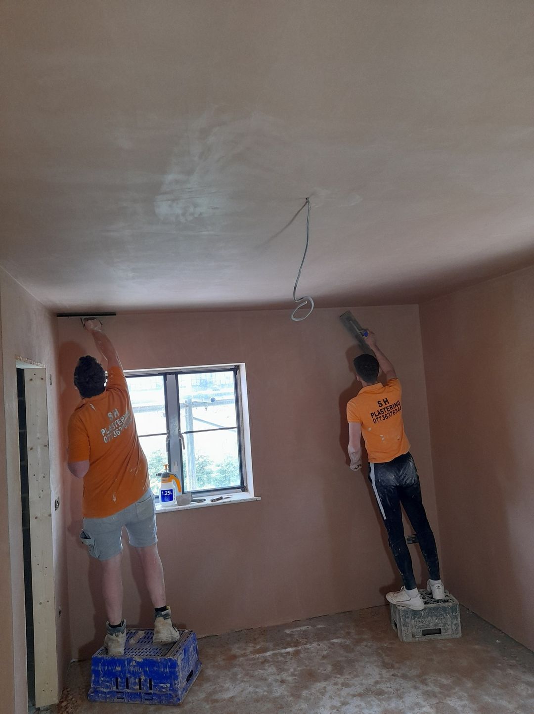 Plastering s h